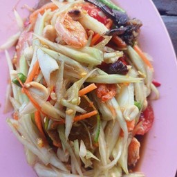 ส้มตำไทยใส่ปู