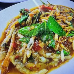 หอยหลอดผัดฉ่า