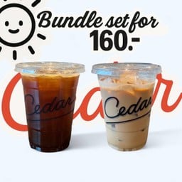 Bundle 160 Baht ; AMERICANO + PICCOLO Latte