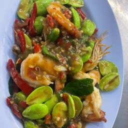 สะตอผัดกุ้งกะปิ