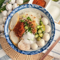 เส้นเล็ก ต้มยำ สูตร อากง
