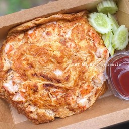 ข้าวไข่เจียวกุ้งสับ [EM]