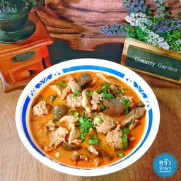 ต้มยำ (น้ำข้น) (เลือกเนื้อสัตว์)