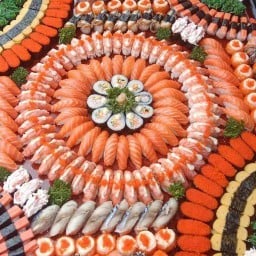 Big sushi sashimi