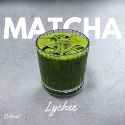 Matcha lychee l มัทฉะน้ำลิ้นจี่
