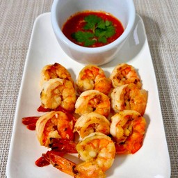 กุ้งย่างเนย&น้ำจิ้มซีฟู้ด