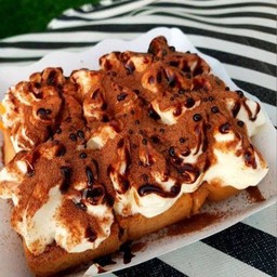 วิปครีม-ผงโอวัลตินราดช็อคโกแลต