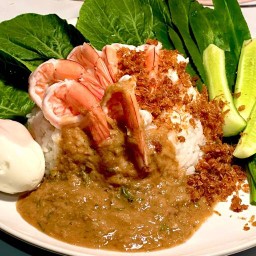 กุ้งสะดุ้ง&น้ำพริกมันส์กุ้ง
