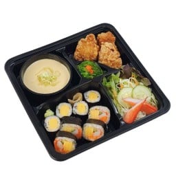 เบนโตะ ฟุโตะมากิ มากิไข่หวาน สลัดปูอัด คาราเกะ ไข่ตุ๋น