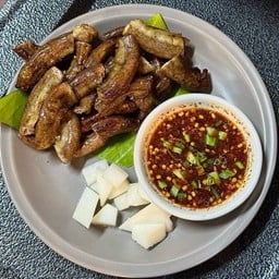 ไส้อ่อนหมูย่าง