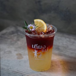 ชาไทยน้ำผึ้งมะนาว-Lemon Thai Tea honey