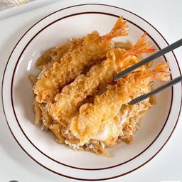 ข้าวผัดไข่+ท๊อปปิ้งกุ้งทอดเทมปุระ