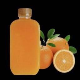 น้ำส้มค้นสด+เนื้อส้ม250ml.