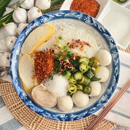 เส้นหมี่ขาว ต้มยำ สูตร อากง
