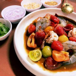 ตำเจนนี่กุ้งสุก (ตำสตอเบอรี่)