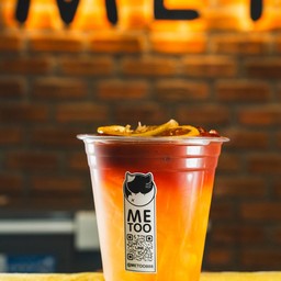 ชาไทยน้ำผึ่งเลม่อนเย็น