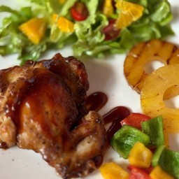 สเต็กไก่บาร์บีคิวฮาวาเอี้ยนสไปซี่