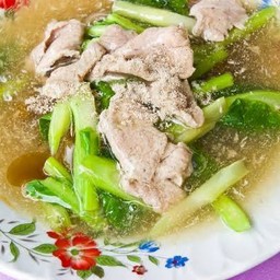 ราดหน้าไก่(เส้นใหญ่)