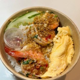 ข้าวกุ้งคั่วพริกเกลือ (90 กรัม)