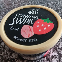 ไอศกรีม เอเต้ สตรอเบอร์รี่ สเวิร์ล