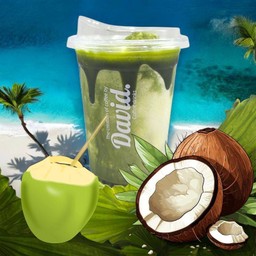 มัทฉะนมมะพร้าว (ปั่น)