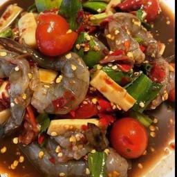 เหลากุ้งสด หมูยอ