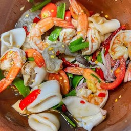 เหลากุ้ง ปลาหมึก