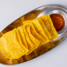 Deli : เกี๊ยวทอด+น้ำจิ้ม