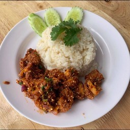 ข้าวยำไก่แซบสามเซียน (ธรรมดา)