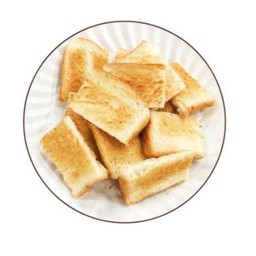 ขนมปังทานคู่กับหมูสะเต๊ะ