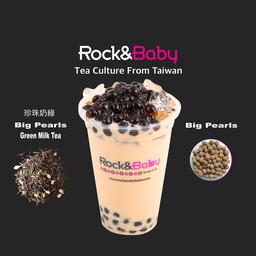 ชาเขียวมะลินมไข่มุก