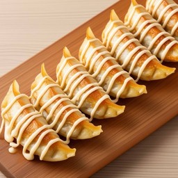 เกี้ยวซ่าแซลมอนซอสสไปซี่มาโย