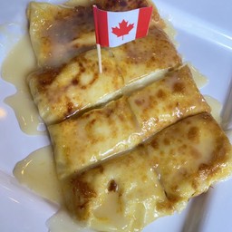 โรตีใส่ไข่+ชีส