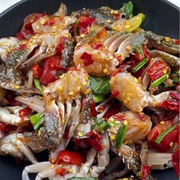 ตำเหลาปูม้า แซ่บๆ นัวๆ น้ำปลาร้าฉ่ำๆ