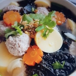 ต้มจืดเต้าหู้หมูสับใส่สาหร่าย