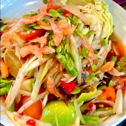 ตำลาว(ไม่ใส่น้ำตาล)