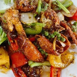 ปูนิมผัดพริกไทดำ