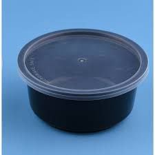 ถ้วยพลาสติกกลมพร้อมฝา 750ml เข้าเวฟได้