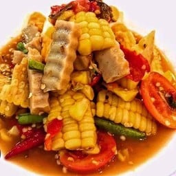 ตำข้าวโพดหมูยอ