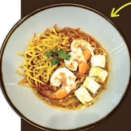 ข้าวซอยทะเลรวม Noodle With Mixed Seafood  Curry