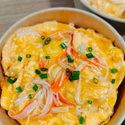 ข้าวไข่ข้นปูอัด