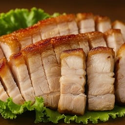 หมูกรอบสับ 2 ขีด น้ำจิ้มแจ่วเชฟฮาร์ท