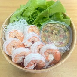 ชุดเมี่ยงกุ้งรักสุขภาพ แต่รสชาติแสบถึงใจ