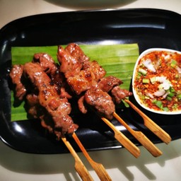 เนื้อโคขุนเสียบไม้ (7ไม้)