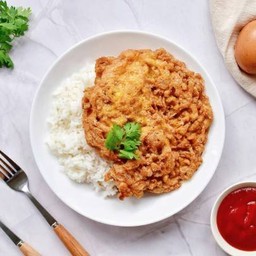 ข้าวไข่เจียวหมูสับ