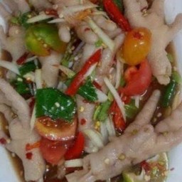 ตำตีนไก่