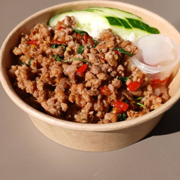 ข้าวกะเพราหมูสับ (90 กรัม)