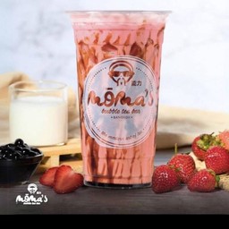 ชานมสตอรเบอร์รี่บาวร์ชูก้า