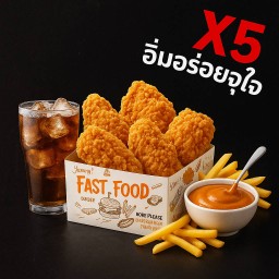 ไก่ทอด เซ็ตจุใจ อร่อยคุ้ม!! X2 เท่านั้น!!