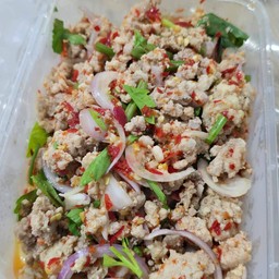 ยำเส้นแก้ว หมูสับ ล้วน